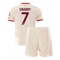 Camiseta Bayern Munich Serge Gnabry #7 Tercera Equipación Replica 2024-25 para niños mangas cortas (+ Pantalones cortos)